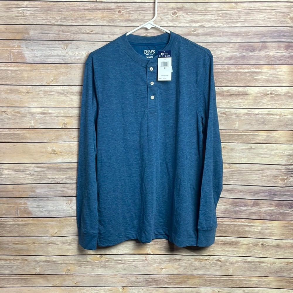 Men’s Chaps Soft Feel Long Sleeve Henley